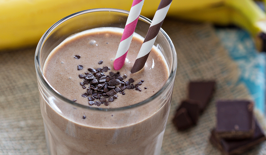 Chocolate and Peanut Butter Smoothie