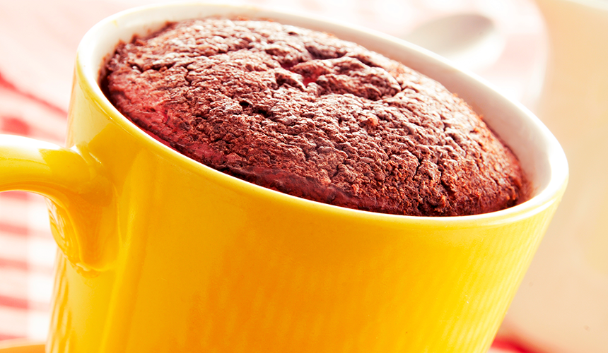 yellow mug cake