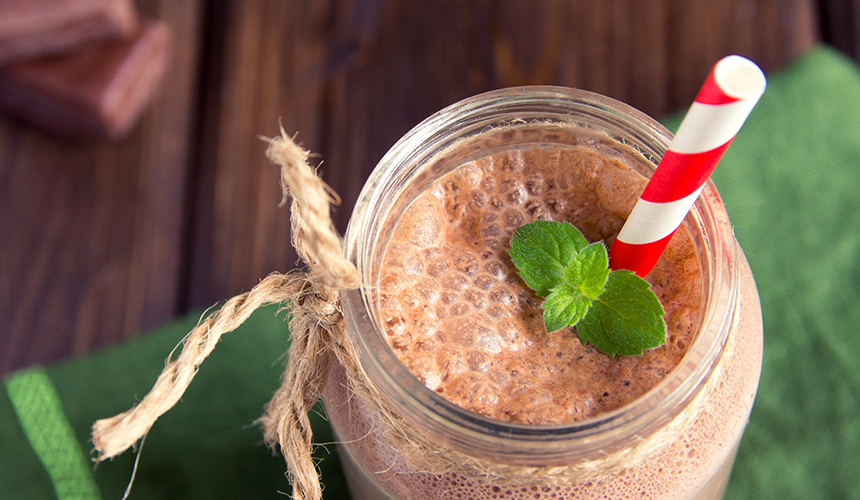 chocolate mint smoothie