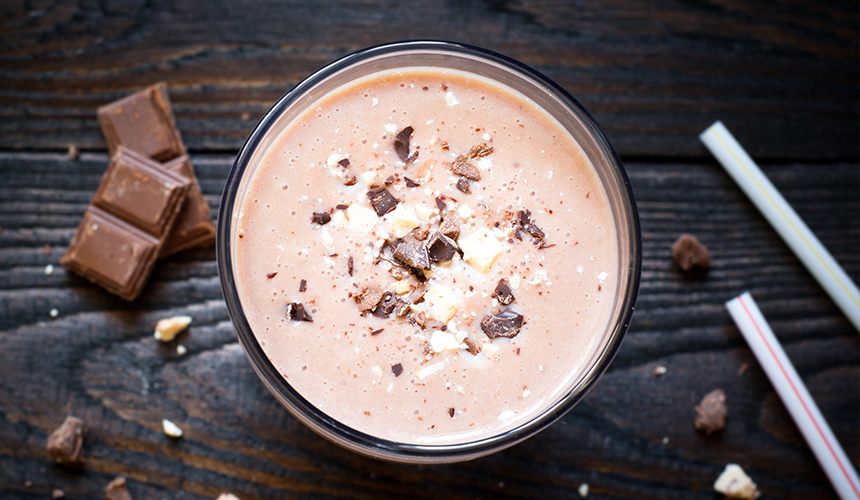 hot chocolate smoothie