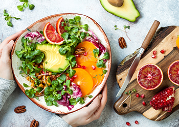 Vegan, detox Buddha bowl 