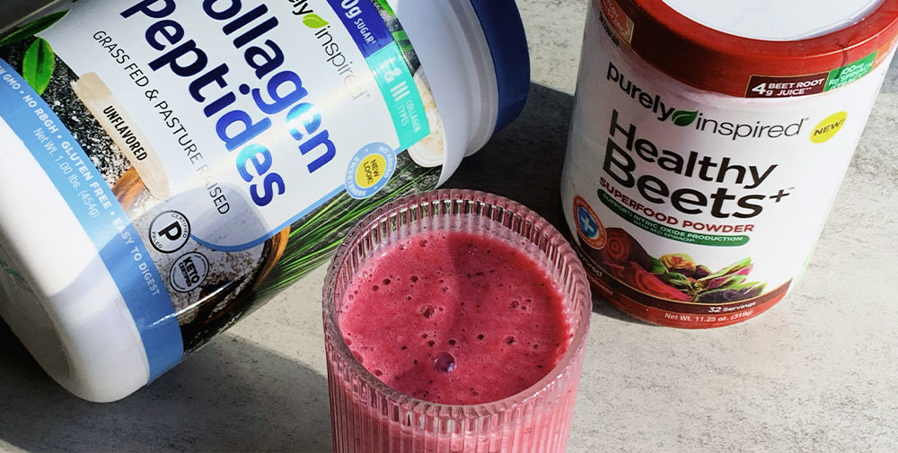 purely inspired beets collagen smoothie